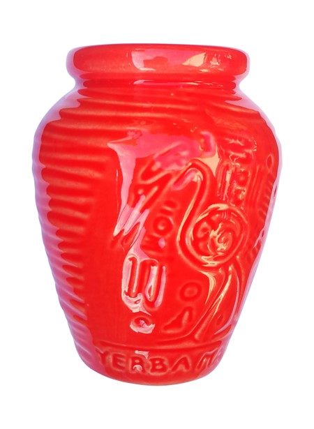Keramikkopp - Inca - Röd