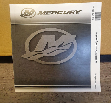 Mercury Instruktionsbok för varvräknare/hastighetsmätare 