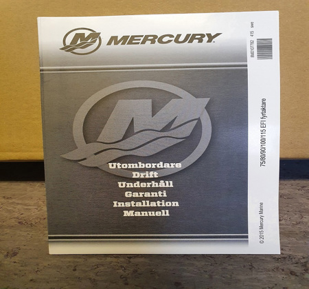 Mercury Instruktionsbok 75/80/90/100/115 EFI fyrtaktare