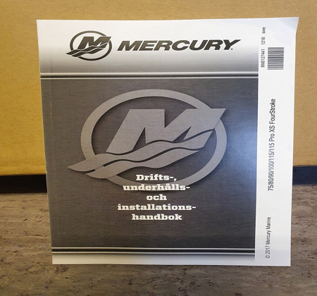 Mercury Instruktionsbok 75/80/90/100/115/115Pro XS Fourstroke