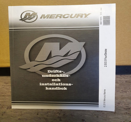 Mercury Instruktionsbok 2,5/3,5 Fourstroke