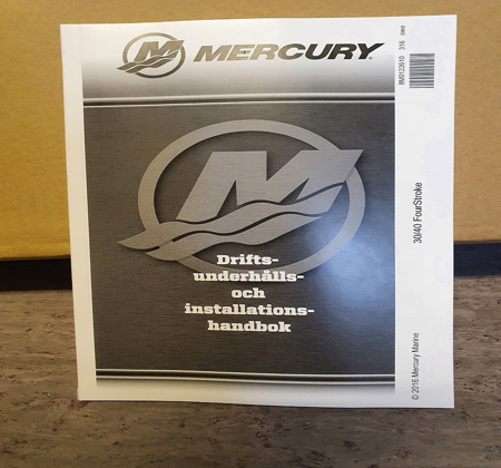 Mercury Instruktionsbok 30/40 Fourstroke