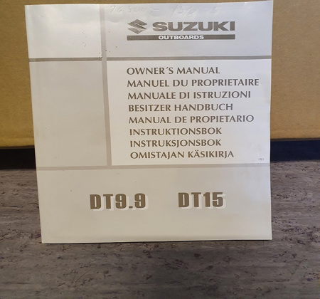 Suzuki Instruktionsbok DT9,9/DT15