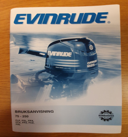 Evinrude Instruktionsbok 75-250HK