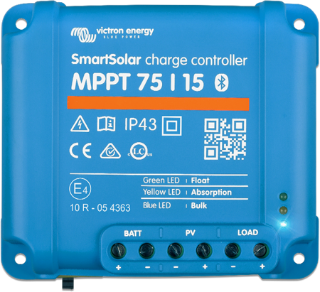 Solpanelregulator Victron Smartsolar MPPT 75/10