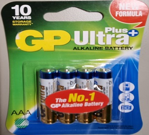Batteri GP Ultra Plus Alkaline AAA