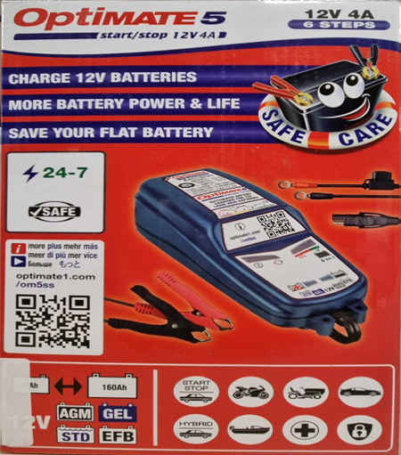 Batteriladdare Optimate 5  12v 4A