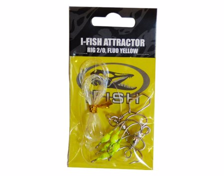 iFish Attractor Rig 2/0, Fluo Yellow