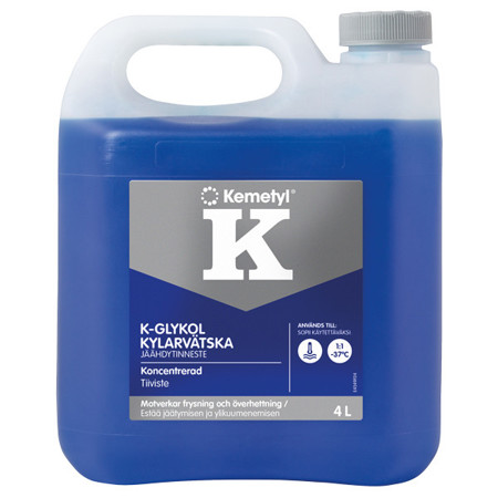Kemetyl K-Glykol kylarvätska Koncentrerad 4l